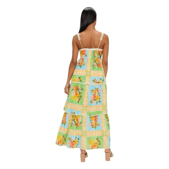 Show Me Your‎ Mumu Peyton Midi Dress Country Bouquet XXL - Picture 3 of 9